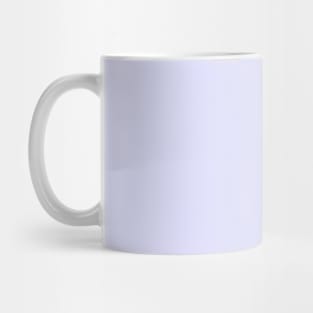 Pastel Periwinkle Purple Solid Color Mug